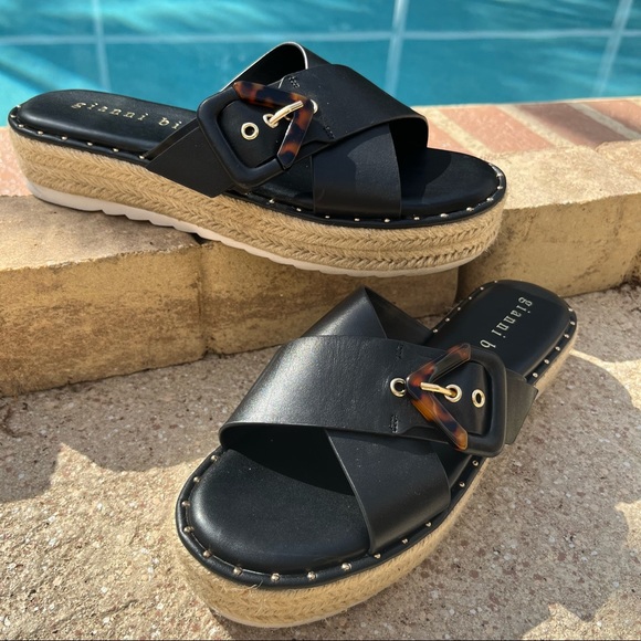 Gianni Bini Crossover Espadrille Slides | 9.5 - Picture 9 of 15